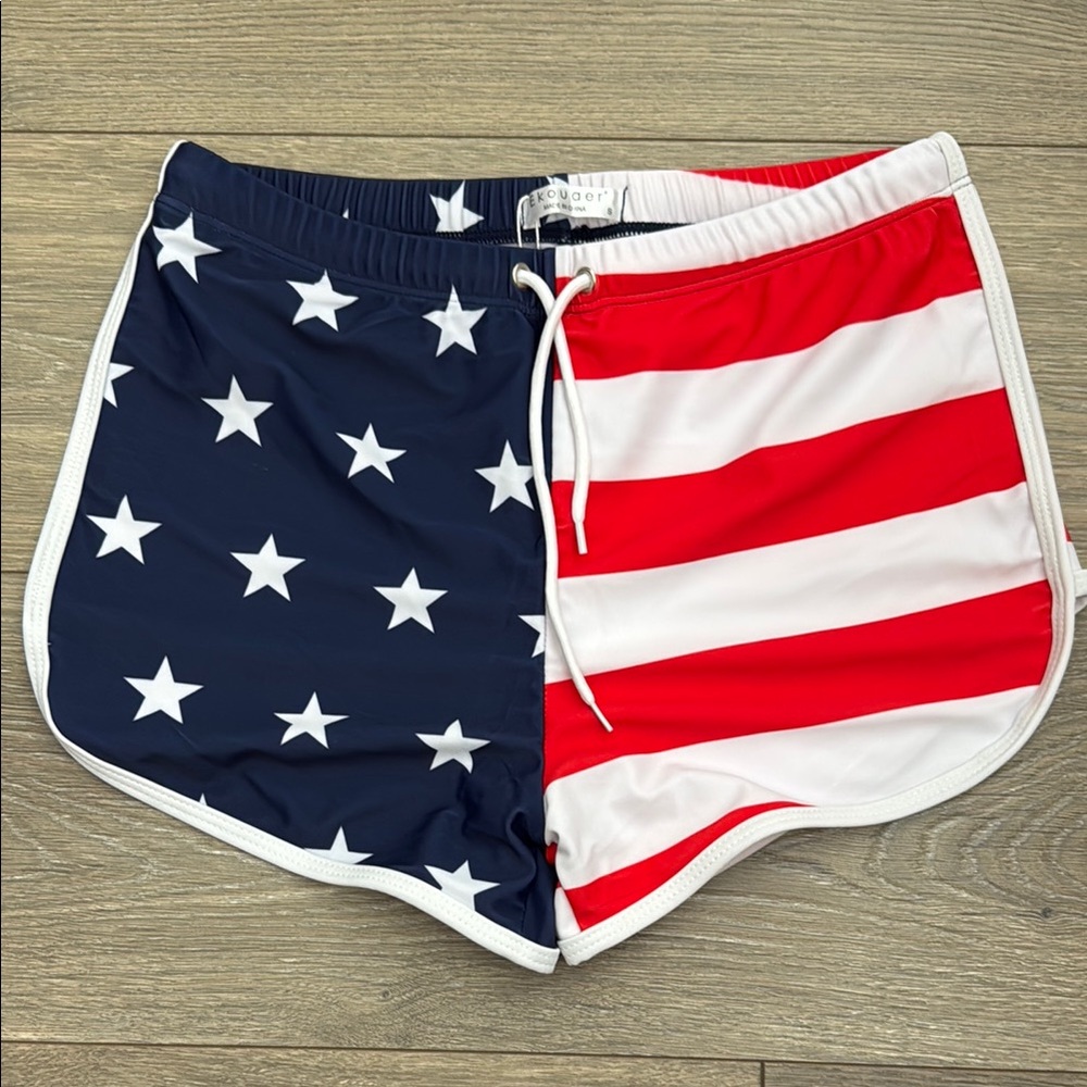 American Flag Swim Shorts / Swim Trunks